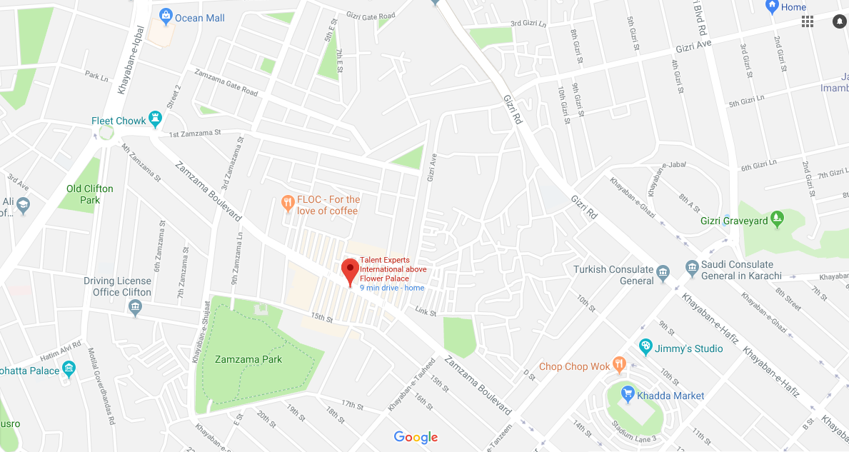 Talent Experts International - Map copy